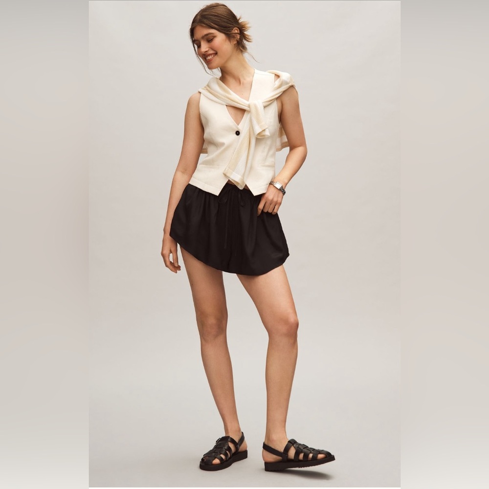 MAEVE SILKY CHEMISETTE SHORTS, NWT